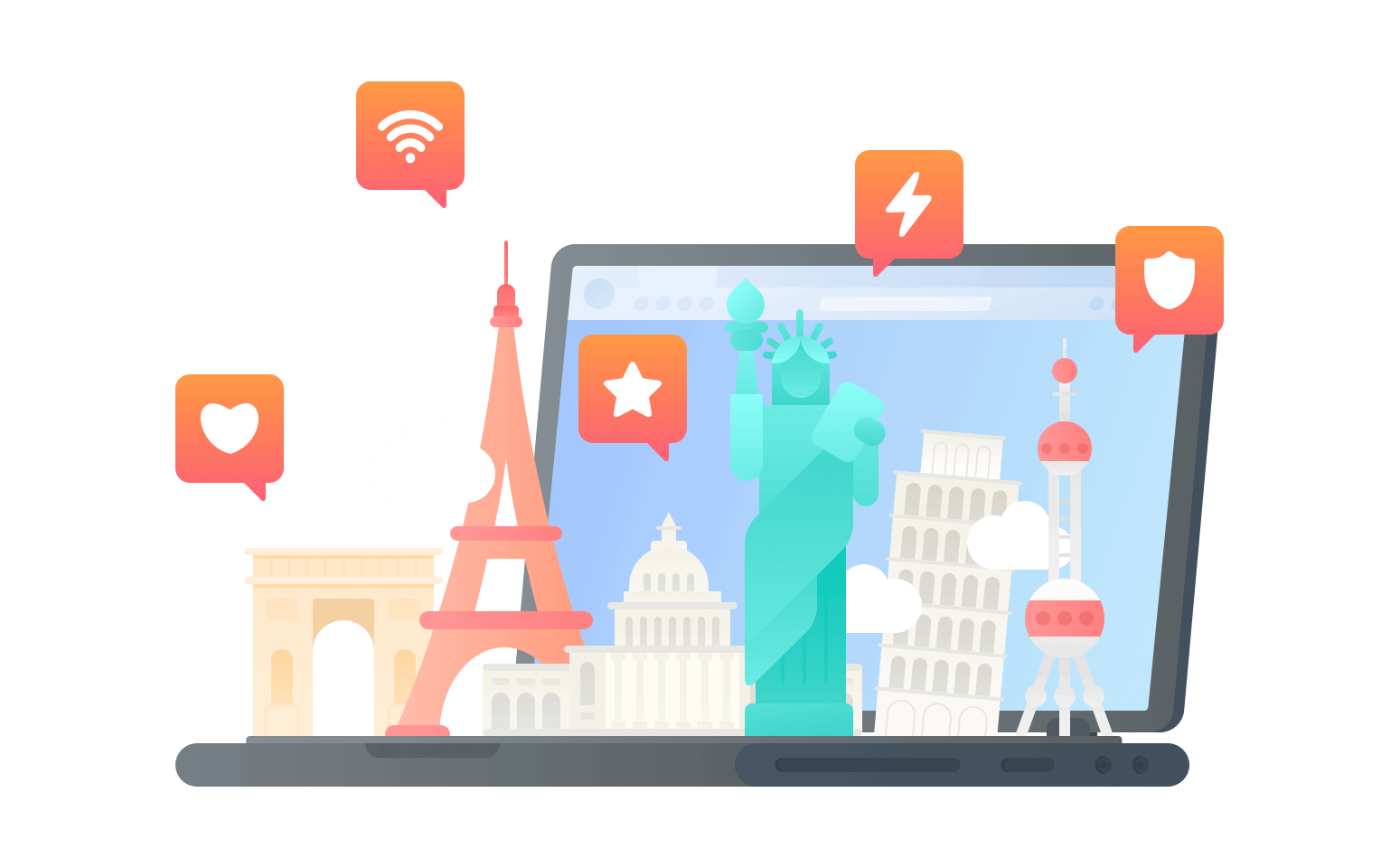 在马提尼克连接到中国的软件 - 翻回VPN
